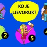 Jedan detalj JE KLJUČAN . NAJTEŽA MOZGALICA DO SADA: Ko je ljevoruk? Jedan detalj JE KLJUČAN . NAJTEŽA MOZGALICA DO SADA: Ko je ljevoruk?
