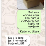 SVEKRVA MI JE DONIJELA PAKET NA USELJENJE, KAD SAM OTVORILA VRISNULA SAM: U moju kuću više nikad neće ući, JE LI NORMALNA OVA ŽENA?! SVEKRVA MI JE DONIJELA PAKET NA USELJENJE, KAD SAM OTVORILA VRISNULA SAM: U moju kuću više nikad neće ući, JE LI NORMALNA OVA ŽENA?!
